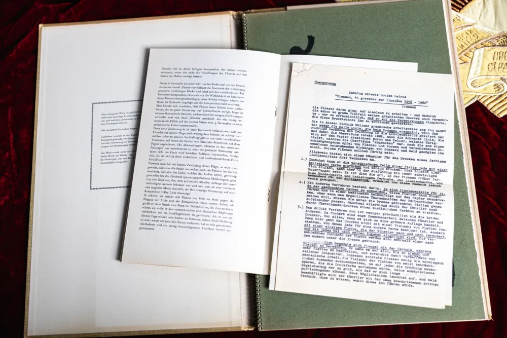 Illustrated Book Picasso - Carnet de la Californie 246/500 