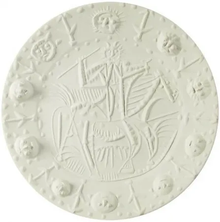 Lithograph Picasso - Cavalier faun