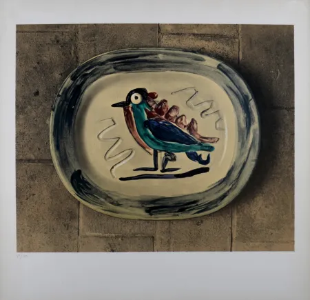 Lithograph Picasso - Céramique, 1967 - Proof before the text