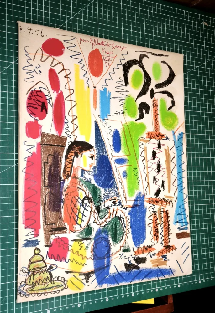 Lithograph Picasso - Ces Peintres mes Amis/ L'atelier de Cannes 