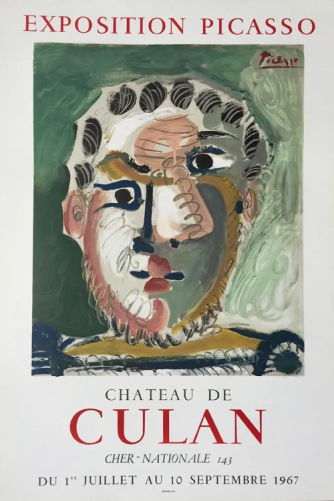 Lithograph Picasso - Chateau de Culan