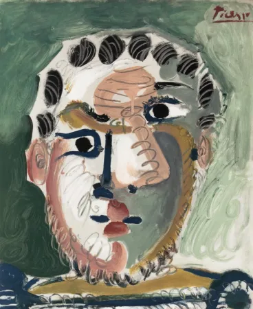 Lithograph Picasso -  Chateau de Culan