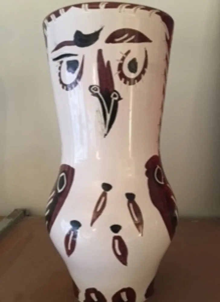 Ceramic Picasso - Chouette marron/noir