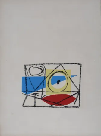 Lithograph Picasso - Composition