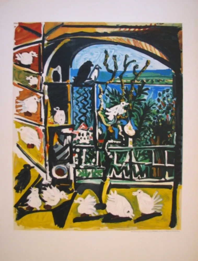 Lithograph Picasso - Côte d’Azur (After)