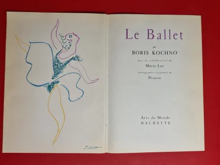 Lithograph Picasso - Danseuse/Ballerina 1954