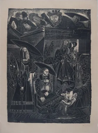 Lithograph Picasso - DAVID ET BETHSABÉE