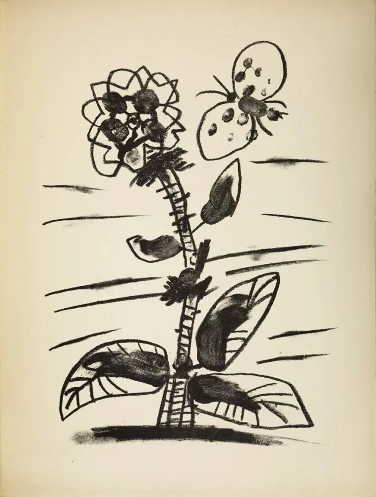 Lithograph Picasso - De mémoir d'homme, Planche IV