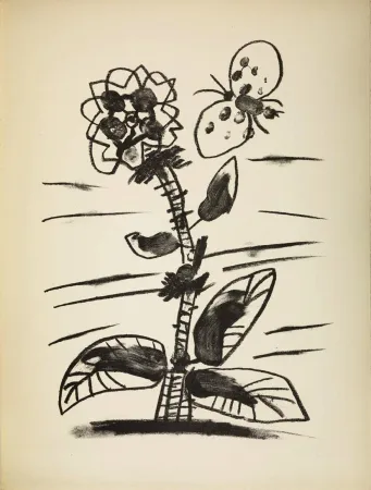 Lithograph Picasso - De mémoir d'homme, Planche IV