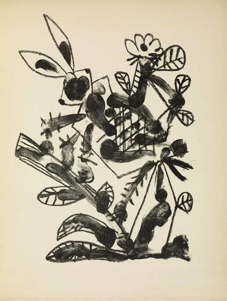 Lithograph Picasso - De mémoir d'homme, Planche IX