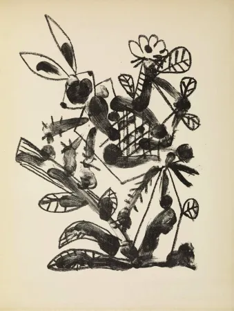 Lithograph Picasso - De mémoir d'homme, Planche IX