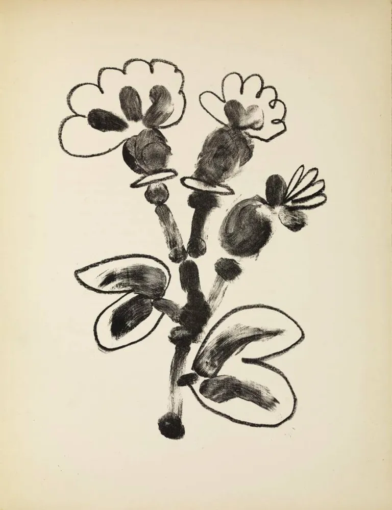 Lithograph Picasso - De mémoir d'homme, Planche V