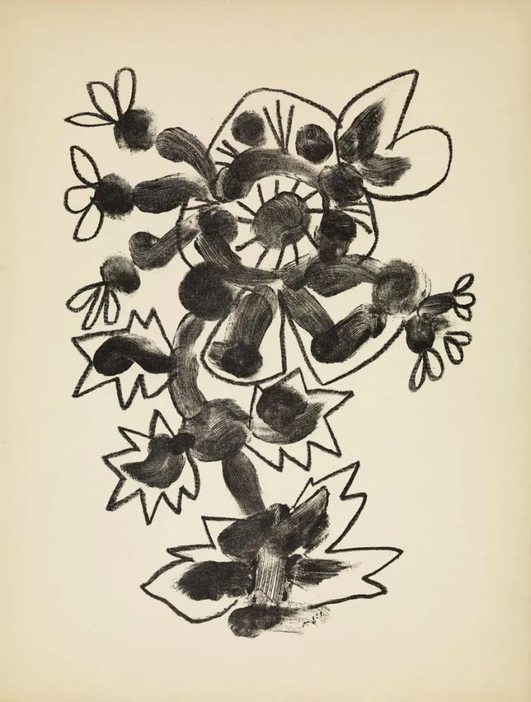 Lithograph Picasso - De mémoir d'homme, Planche VI