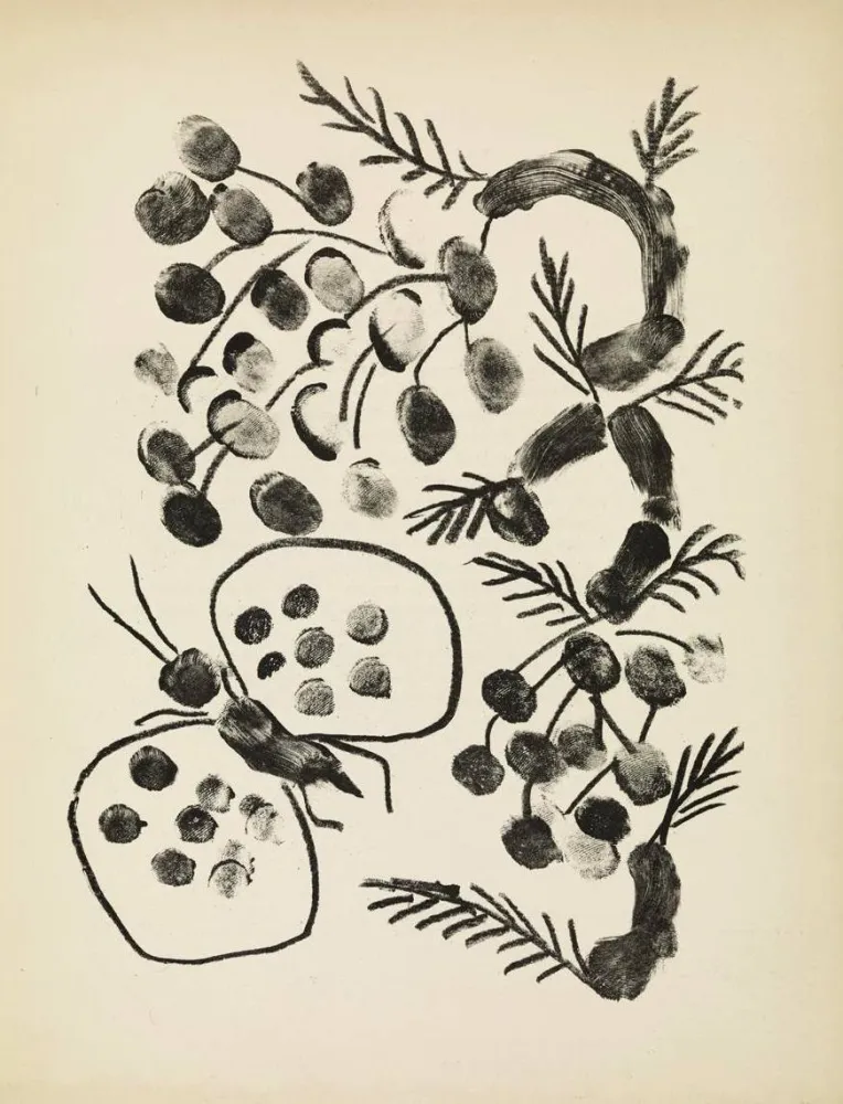 Lithograph Picasso - De mémoir d'homme, Planche VIII