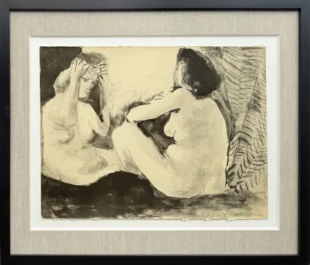 Lithograph Picasso - Deux femmes nues