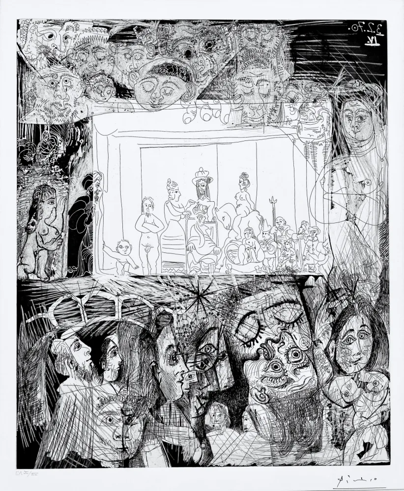 Aquatint Picasso - Ecce Homo, d'Apres Picasso