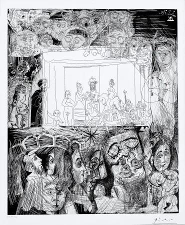 Aquatint Picasso - Ecce Homo, d'Apres Picasso