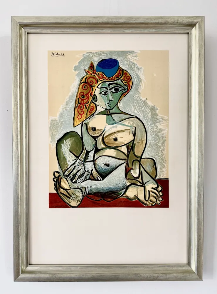 Lithograph Picasso - Femme au Bonnet