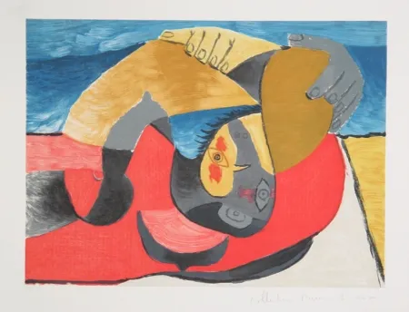 Lithograph Picasso - Femme Couchee