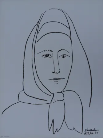 Lithograph Picasso - Femme d'Espagne