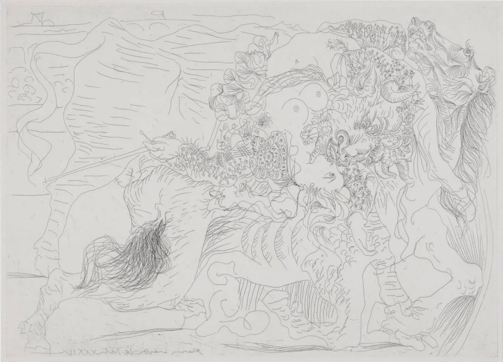 Engraving Picasso - Femme Torero I