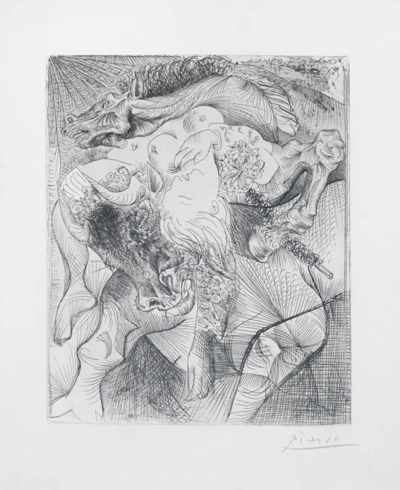 Etching Picasso - Femme torero II
