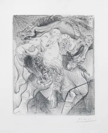 Etching Picasso - Femme torero II