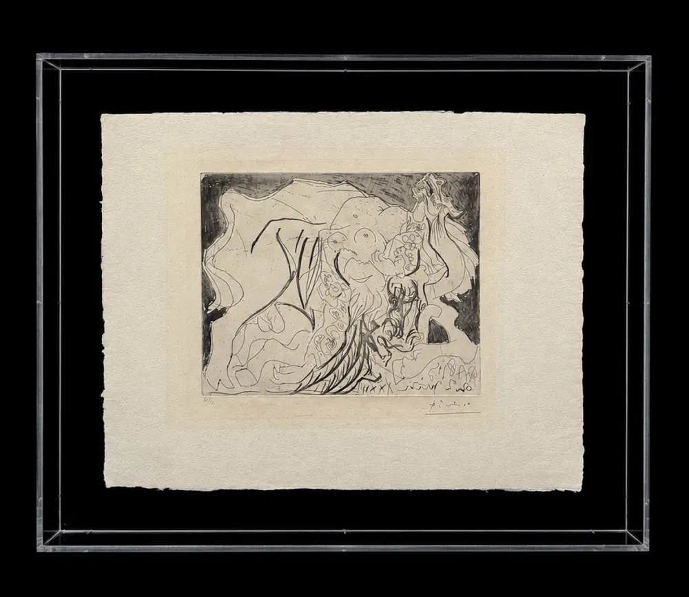 Etching Picasso - Femme Torero, V