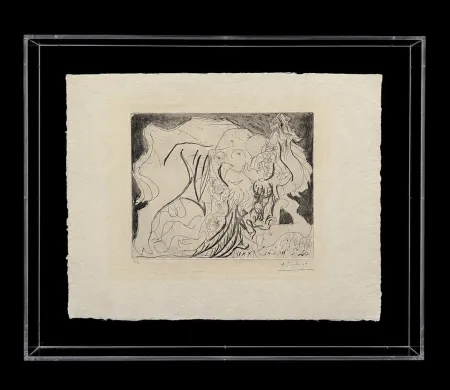 Etching Picasso - Femme Torero, V