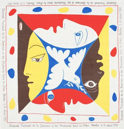 Screenprint Picasso - Festival Mondial pour la Paix