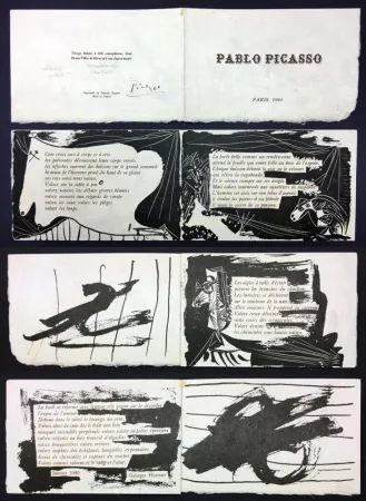 Illustrated Book Picasso - Georges Hugnet : PABLO PICASSO (Paris, 1941). 