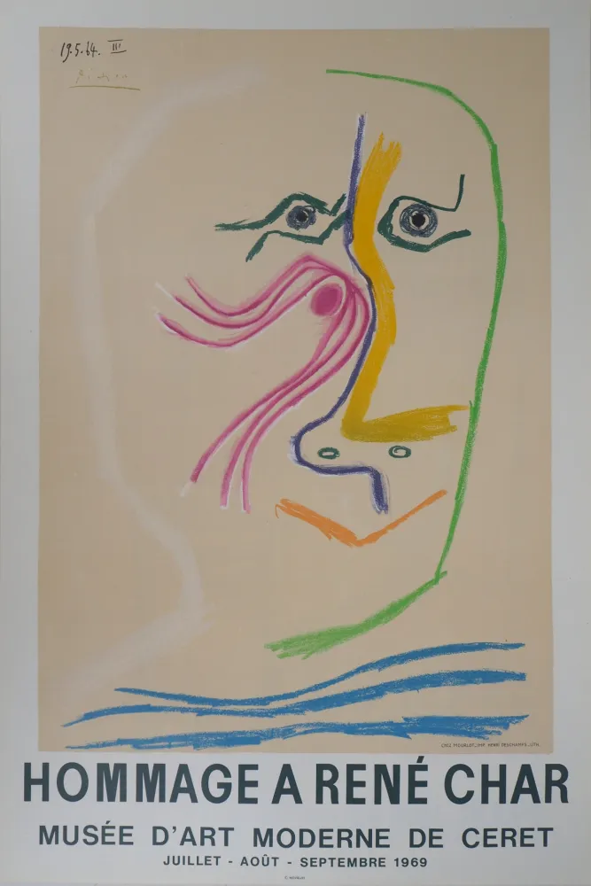 Illustrated Book Picasso - Hommage à René Char