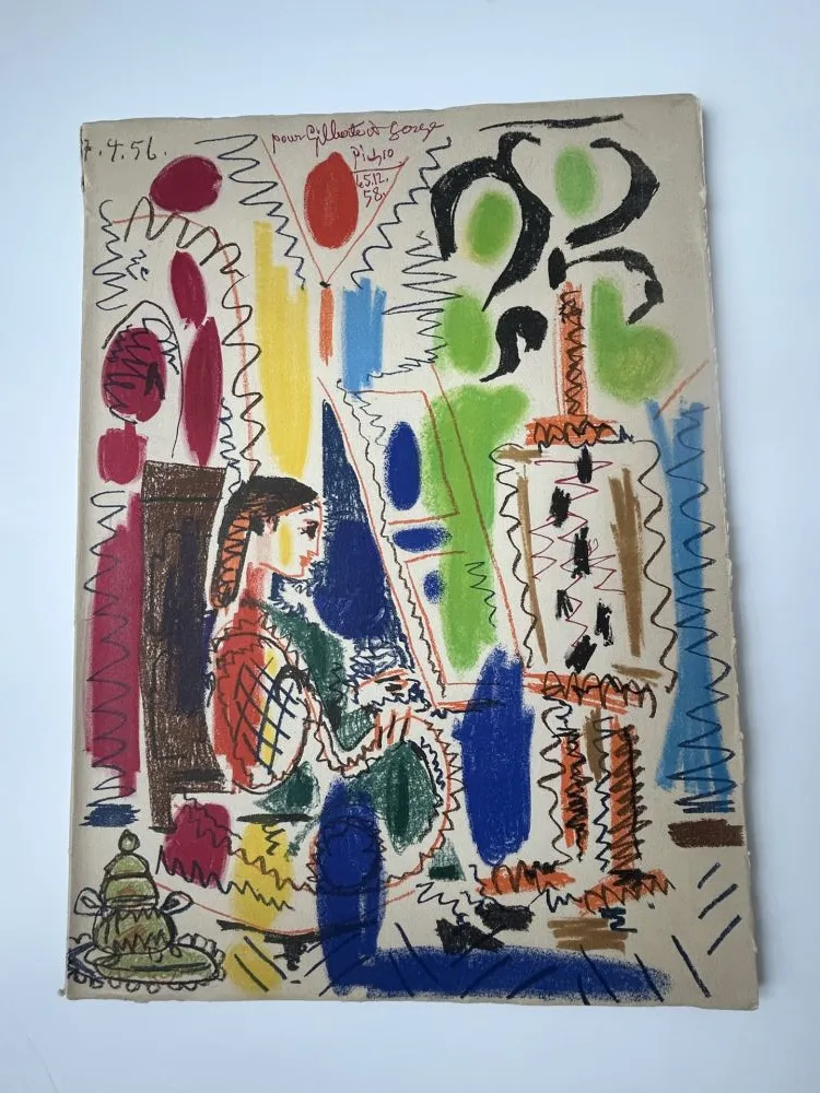 Lithograph Picasso - L' atelier de Cannes 