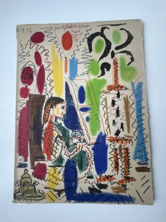 Lithograph Picasso - L' atelier de Cannes 