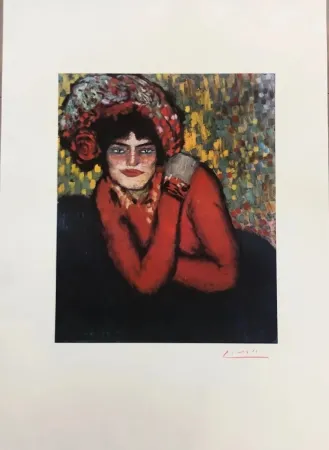 Lithograph Picasso - L' Attente