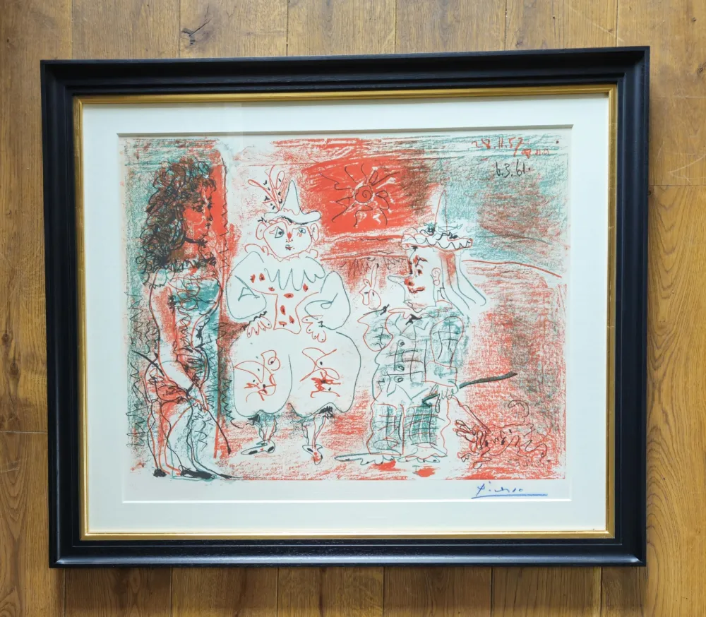Lithograph Picasso - L’ Ecuyere et les clown