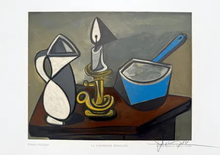 Woodcut Picasso - La Casserole Émaillée