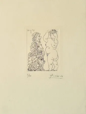 Etching Picasso - La Celestine, from Série 347