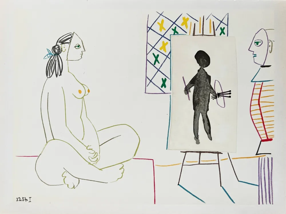 Lithograph Picasso - La Comédie Humaine