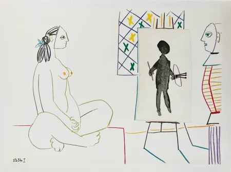 Lithograph Picasso - La Comédie Humaine