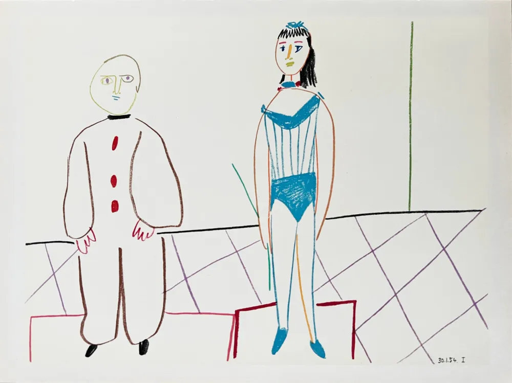 Lithograph Picasso - La Comédie Humaine