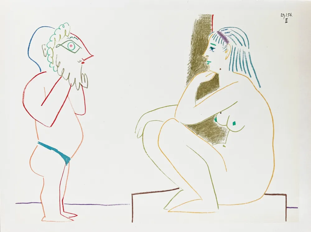 Lithograph Picasso - La Comédie Humaine