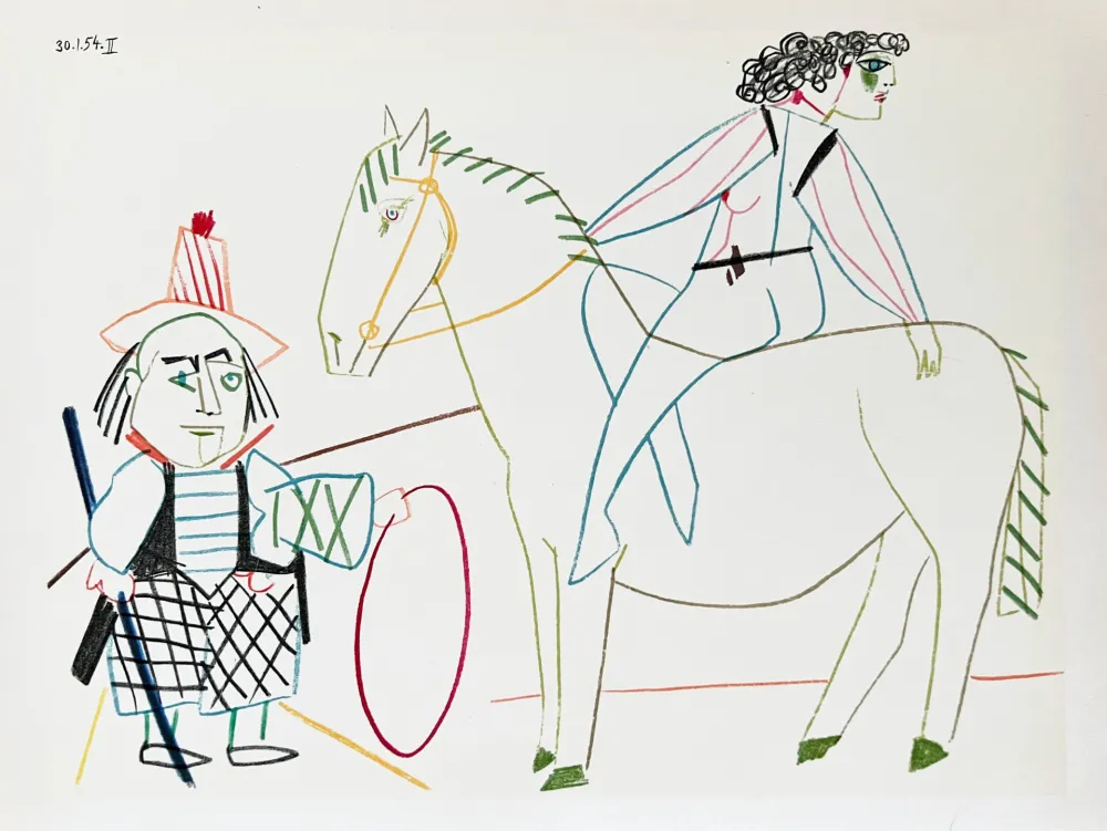 Lithograph Picasso - La Comédie Humaine