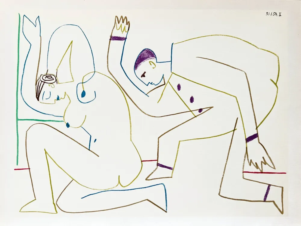 Lithograph Picasso - La Comédie Humaine
