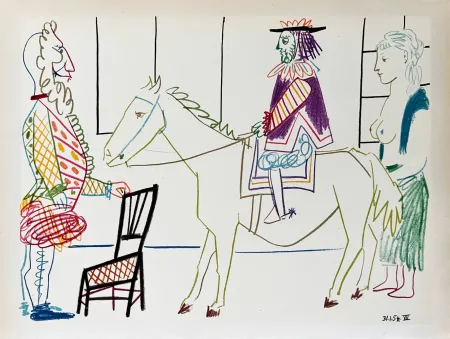 Lithograph Picasso - La Comédie Humaine