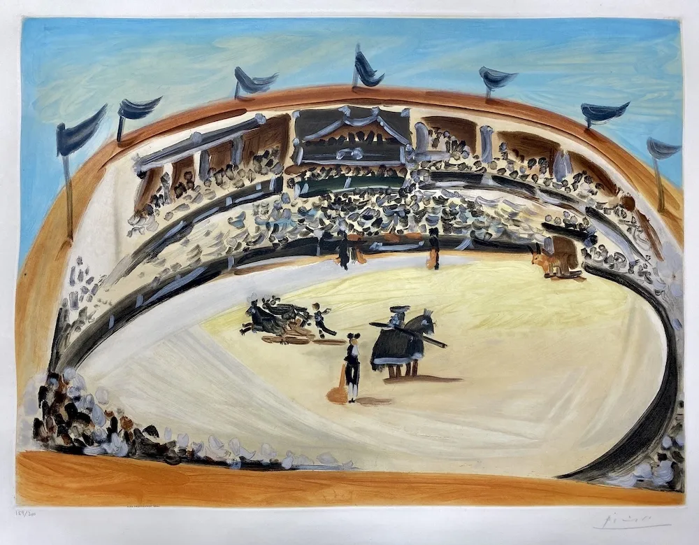 Aquatint Picasso - La Corrida