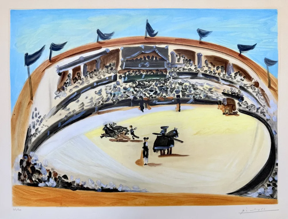 Aquatint Picasso - La Corrida