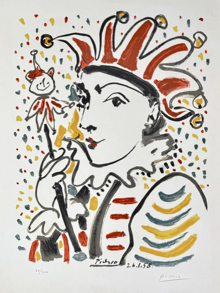 Lithograph Picasso - La Folie 