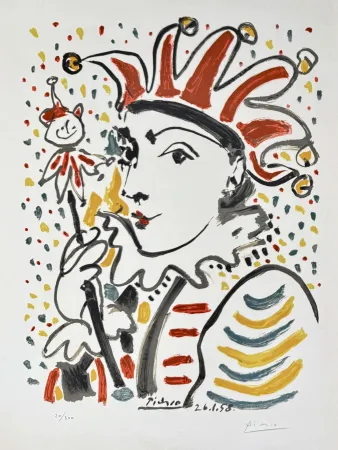 Lithograph Picasso - La Folie 