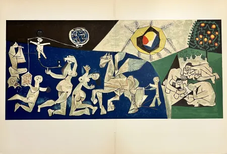 Lithograph Picasso - La Guerre et la Paix